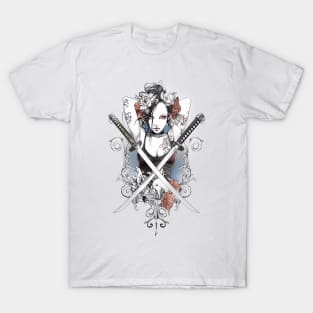 Geishas and Bushido, Eastern Culture Graphic T-shirt 28 T-Shirt